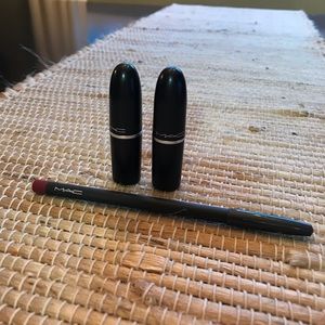 MAC lipstick and lipliner